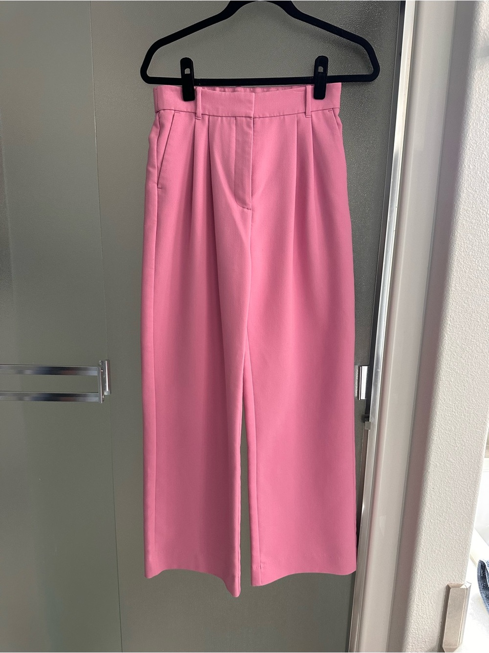 Women’s Abercrombie & Fitch Pink Wide-Leg Women's Sloane Trousers - 27/4R